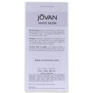 Jovan White Musk Men Cologne Spray, 88ml