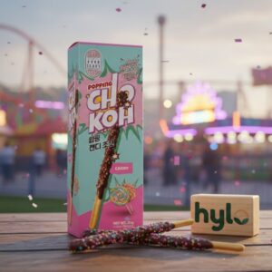 CHO KOH Jumbo Korean Chocolate Sticks Popping Candy, 54g