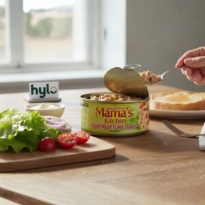 Mama's Kitchen Light Meat Tuna Flakes in Sunflower Oil, 185g