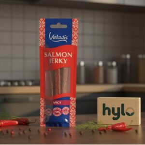 Veladis Salmon Jerky Spicy, 40g