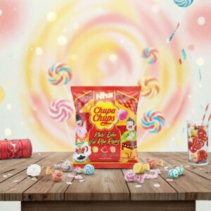 Chupa Chups Yuzu, Watermelon & Cherry Blossom Mix, 558g