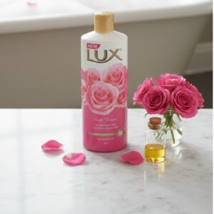 LUX Soft Touch Moisturizing Body Wash  French Rose & Almond Oil, 500ml