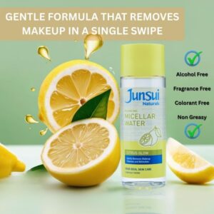 Junsui Naturals Balancing Micellar Water Citrus Glow, 140ml