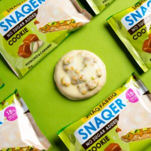 Snaqer Pistachio & Caramel Protein Cookie, 45g