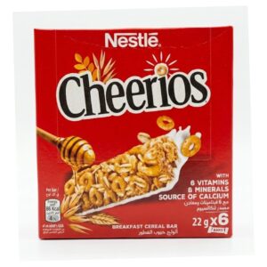 Nestle Cheerios Breakfast Cereal Bars, 6x22g Nestle Cheerios Breakfast Cereal Bars, 6x22g