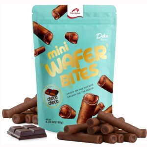 Deka Mini Bites Choco Choco Wafer Rolls, 180g