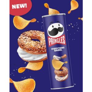 Pringles Everything Bagel Potato Crisps, 158g