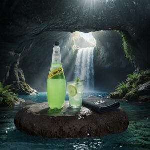 Schweppes Premium Sparkling Lemon Mint, 1.75L