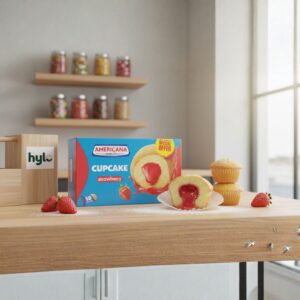 Americana Quality Cupcake Strawberry, 18x28g (504g)