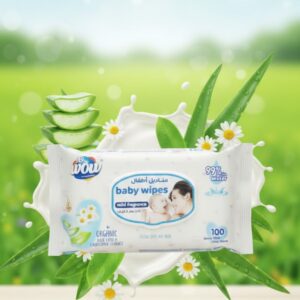 WOW Baby Wipes Violet Fragrance, 100 Wipes