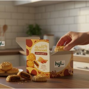 Premium Date Filled Whole Wheat Ma'amoul Cookies 20pcs, 440g