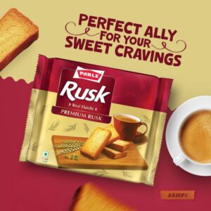 Parle Rusk Real Elaichi Premium, 3x200g