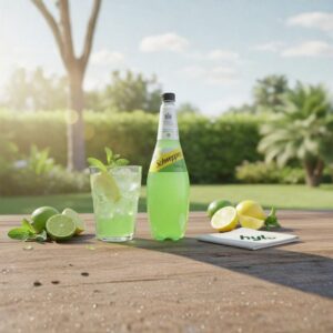 Schweppes Premium Sparkling Lemon Mint, 1.75L