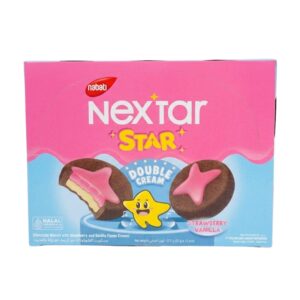 Nabati Nextar Star Double Cream Strawberry Vanilla, 372g Nabati Nextar Star Double Cream Strawberry Vanilla, 372g