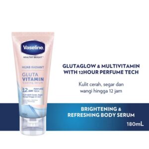 Vaseline Healthy Bright Hijab Radiant Gluta Vitamin Cooling Serum, 180ml