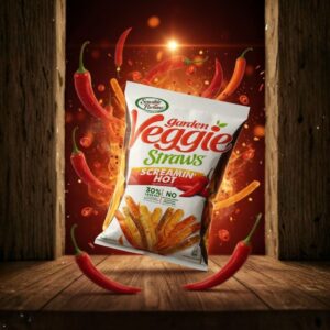 Sensible Portions Garden Veggie Straws Screamin Hot, 120g