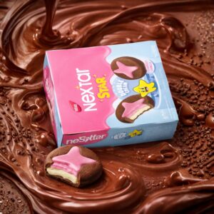 Nabati Nextar Star Double Cream Strawberry Vanilla, 372g