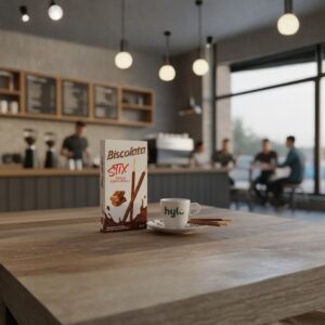 Biscolata Stix Biscuit Sticks Coated with Milk Chocolate, 40g