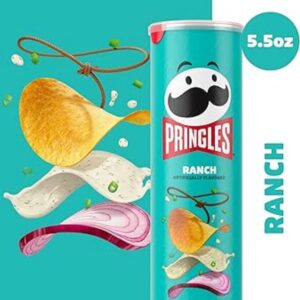 Pringles Ranch Potato Crisps, 158g