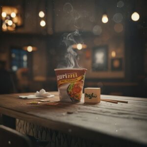 Gurimi Instant Cup Noodle Beef Flavour, 60g