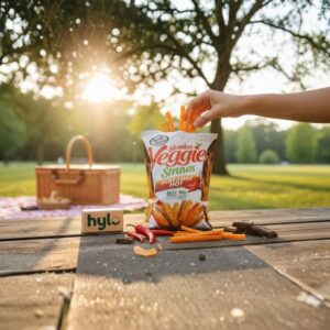 Sensible Portions Garden Veggie Straws Screamin Hot, 120g