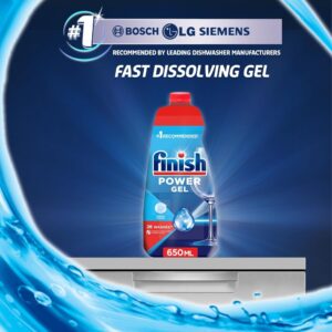 Finish Power Gel Dishwasher Detergent, 26 Washes, 650ml