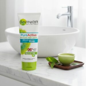 Garnier Pure Active Matcha Deep Clean Foam, 100ml