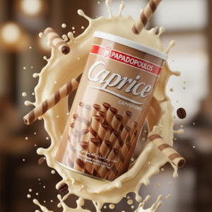 Papadopoulos Caprice Cappuccino Wafer Rolls, 250g