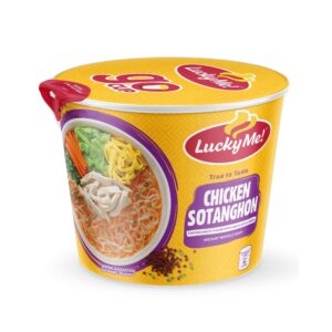 Lucky Me Chicken Sotanghon Instant Rice Noodles Soup, 28g Lucky Me Chicken Sotanghon Instant Rice Noodles Soup, 28g