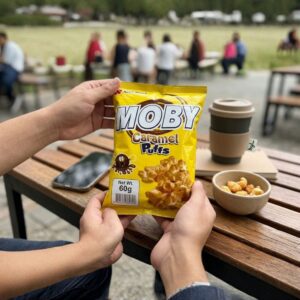 Moby Caramel Puffs, 60g