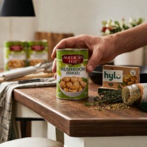 American Bell Whole Mushrooms, 400g