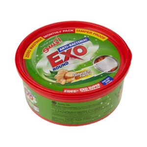 Exo Round Dishwashing Bar Ginger Twist, 500g