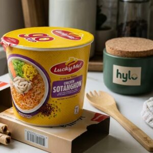 Lucky Me Chicken Sotanghon Instant Rice Noodles Soup, 28g