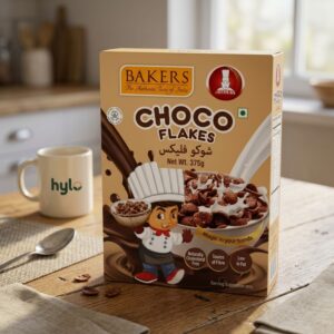 Bakers Choco Flakes Breakfast Cereal, 375g