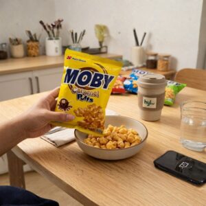 Moby Caramel Puffs, 60g