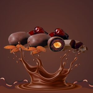 Tamrah White Chocolate Date Almond Caramel, 100g