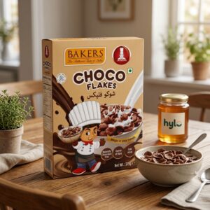 Bakers Choco Flakes Breakfast Cereal, 375g
