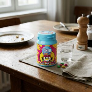 Ulker ONEO Bubble Mini Tutti Frutti Flavour Sugared Chewing Gum, 60g