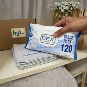 DEX Baby Wet Wipes Soft Care, 120 Pack