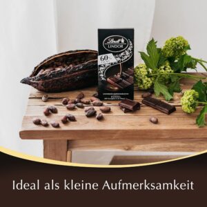 Lindt Lindor Dark Chocolate 60% Cocoa, 100g