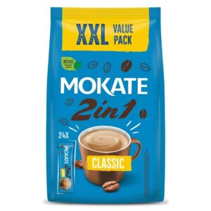 Mokate 2in1 Classic Instant Coffee 24x8g Sachets, 192g Mokate 2in1 Classic Instant Coffee 24x8g Sachets, 192g