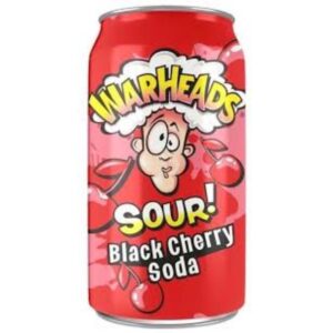Warheads Sour Black Cherry Soda, 355ml Warheads Sour Black Cherry Soda, 355ml
