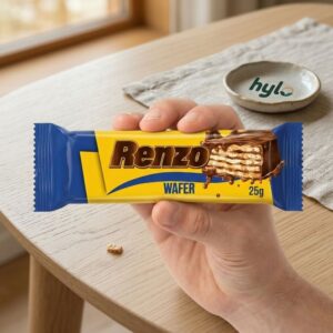 Renzo Wafer Chocolate Coated Wafer Bar, 25g