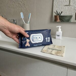 DEX Baby Wet Wipes Night Care, 120 Pack