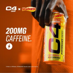 C4 Performance Energy Starburst Orange, 473ml