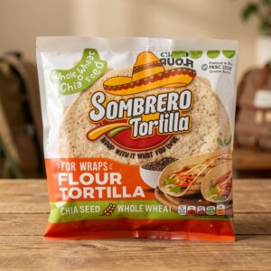 Sombrero Tortilla Whole Wheat with Chia Seed, 340g