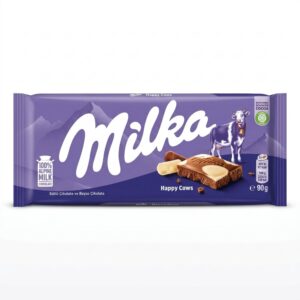 Milka Happy Cows Alpine Milk & White Chocolate, 90g Milka Happy Cows Alpine Milk & White Chocolate, 90g