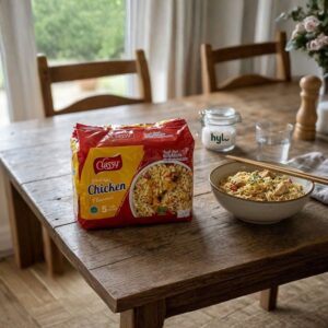 Classy Instant Noodles Chicken Flavour, 5 x 60g