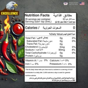 Excellence Pepper Sauce with Tabasco Peppers, 177ml