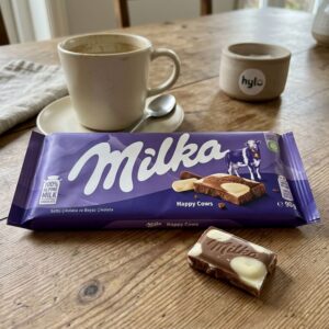 Milka Happy Cows Alpine Milk & White Chocolate, 90g